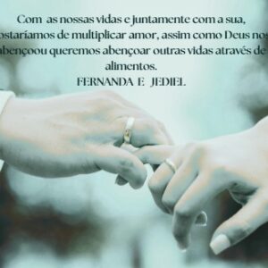 Cesta Presente de Casamento Fernanda e Jediel